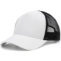 Brain Waves Basecap Trucker Mesh Cap Recycled Brain Waves Kappe 5 Panel, Weiß/schwarz, – Produktbild 1 von 1
