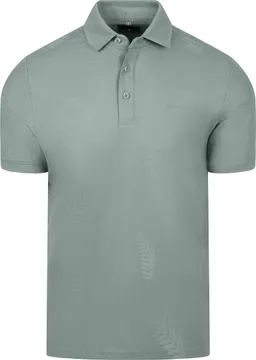 State of Art State of Art Polo Piqué Blattmuster Jade - Größe L – Produktbild 1 von 1