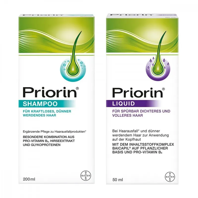 Priorin Priorin Shampoo und Liquid Pumplösung bei Haarausfall – Produktbild 1 von 1