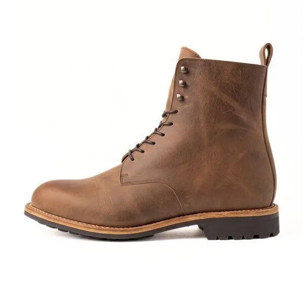 SORBAS SORBAS Welted No.7 rahmengenähte Stiefel aus Leder, Dark brown (dunkelbraun), – Produktbild 8 von 8
