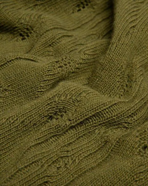 blutsgeschwister Blutsgeschwister Fine Craft Crew Pullover aus Biobaumwolle und Wolle, Ente gut alles gut (grün), – Produktbild 3 von 3