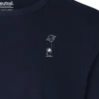 HANDGEDRUCKT HANDGEDRUCKT "Kosmokind" Männer Longsleeve, Navy, – Produktbild 1 von 1