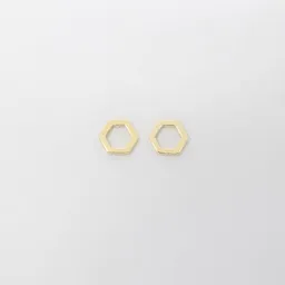 fejn jewelry fejn jewelry Ohrstecker 'open hexagon' – Produktbild 1 von 1