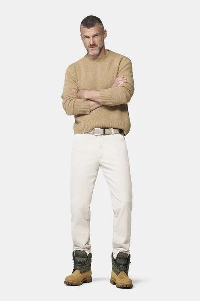 Meyer MEYER ACTIVE Cord Chino, Weiß (alabaster), – Produktbild 2 von 4