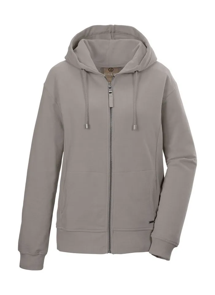 G.I.G.A. DX by killtec Sweatjacke GS 26 WMN SWT JCKT GOTS GOTS Bio-Baumwolle, Carbon-Finish, Kapuze, elastische Bündchen, Grau, – Produktbild 2 von 5