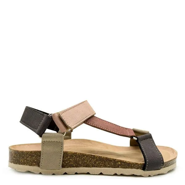 thies Vegane "thies ® Eco Bio Trek" Sandale aus recycelten Flaschen, Multi rose, – Produktbild 1 von 4