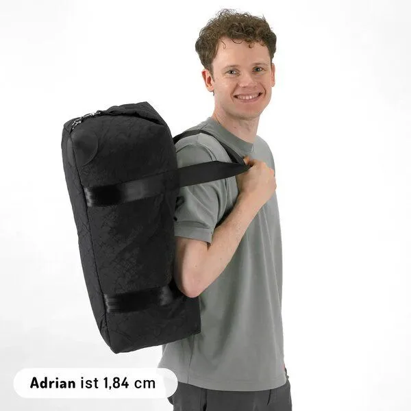 Airpaq Airpaq Weekender aus Autoschrott, Schwarz, – Produktbild 3 von 4