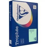 Clairefontaine 500 Blatt Clairfontaine Farbiges Kopierpapier "Trophee" 80 g/m², DIN A4, hellgrün – Produktbild 1 von 1
