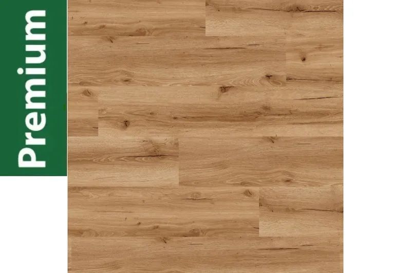 woodstore24 Premium 3D, 7,5 mm Klick Vinyl (SPC) mit antibakterieller Trittschalldämmung, Eiche geölt, 1218 x 228 mm, 0,55 mm Nutzschicht, (1,67 m² / Paket) – Produktbild 1 von 1