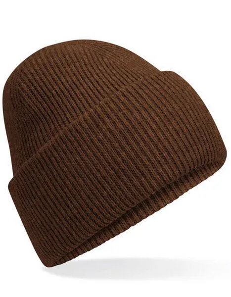 Beechfield Beechfield Damen / Herren Klassische Mütze mit tiefem Umschlag 30, Walnut, – Produktbild 1 von 2
