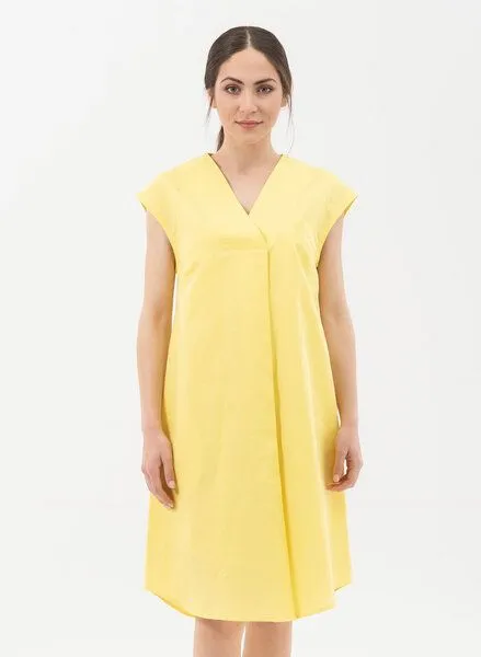 ORGANICATION ORGANICATION Kleid aus Leinen mit Bio-Baumwolle, Lemonade, – Produktbild 1 von 4