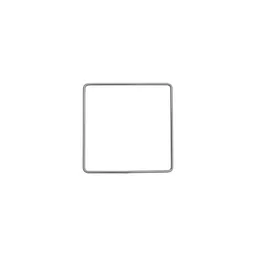Rico Design Rico Design Metallring Quadrat anthrazit 10cm – Produktbild 1 von 1