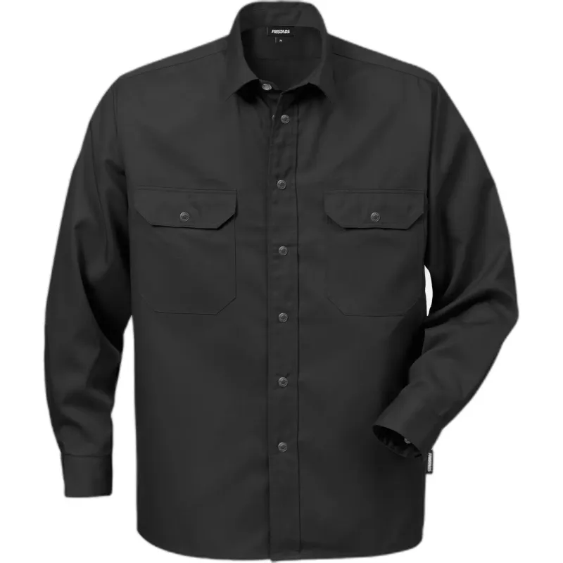 Fristads Langarmshirt aus Baumwolle Fristads 720 BKS, Noir, – Produktbild 1 von 2