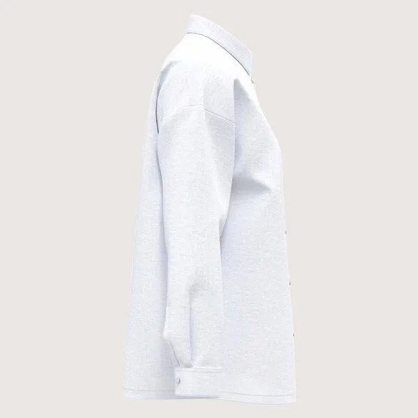 YTWOO YTWOO Oversized Leinenhemd für Damen, Weiß, – Produktbild 3 von 4