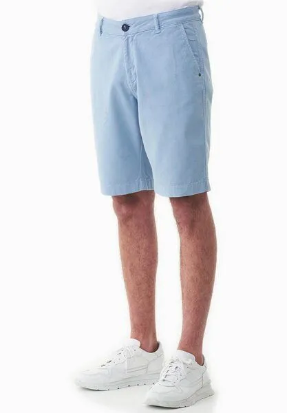 ORGANICATION ORGANICATION Shorts aus Bio-Baumwolle, Ice blue, – Produktbild 4 von 4