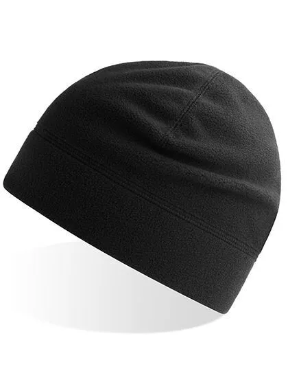Atlantis Headwear Atlantis Headwear Beanie aus recyceltem Polyester weiches Polyesterfleece Recycling Material RPet, Schwarz, – Produktbild 1 von 3