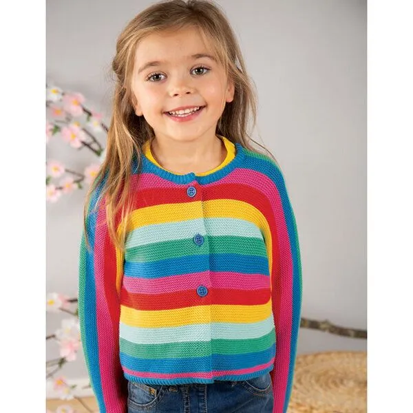 Frugi Frugi Strickjacke Nyla Rainbow – Produktbild 2 von 3