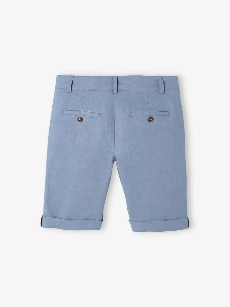 Vertbaudet Festliche Jungen Shorts, Blau, – Produktbild 4 von 4