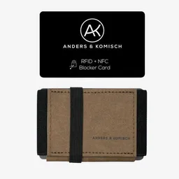 ANDERS & KOMISCH ANDERS & KOMISCH Kleiner Geldbeutel mit RFID & NFC Schutz – A&K MINI Bundle – Produktbild 1 von 1