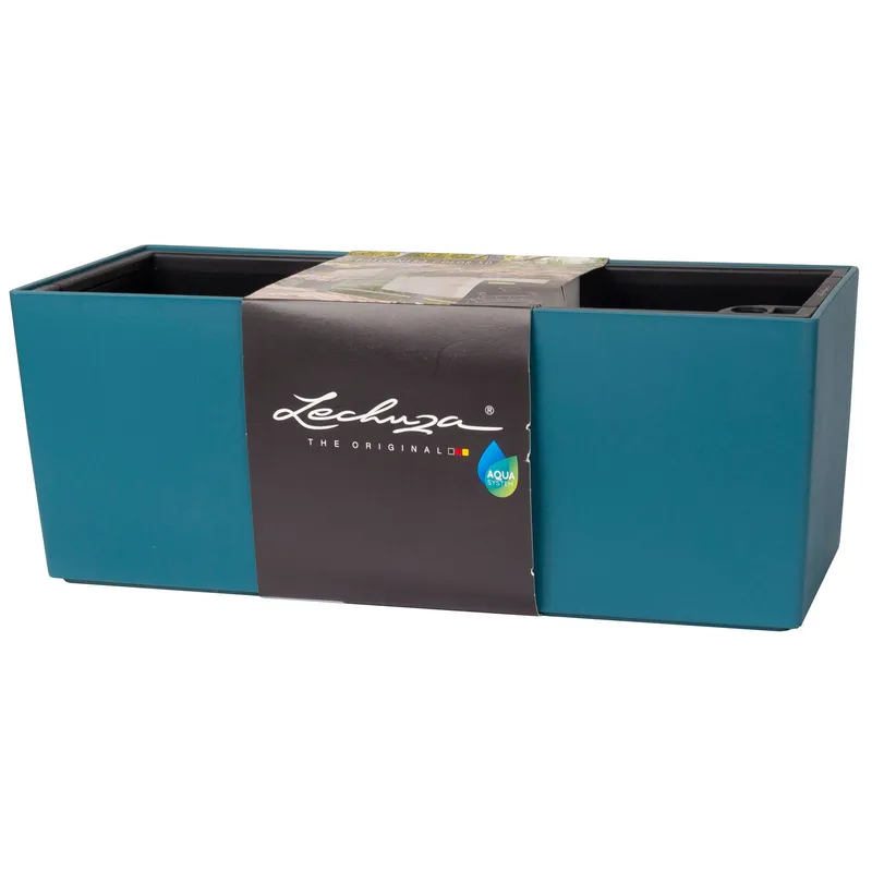 Lechuza® Lechuza® 'Balconera Color 50', petrolblau, ca. 50 x 19 x H 19 cm, Blau, – Produktbild 1 von 1