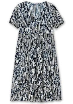 sheego by Joe Browns Maxikleid blaubeere-gemustert – Produktbild 1 von 1