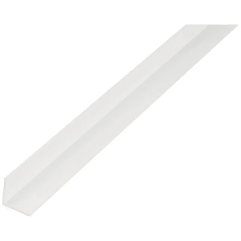 Alberts ALBERTS Winkelprofil, gleichsch., PVC weiß, LxBxHxS 1000 x 15 x 15 x 1,2 mm – Produktbild 1 von 1