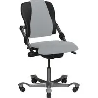 HAG HAG Bürodrehstuhl "H03 340" Gestell: silber, Stoff: Select light ash grey – Produktbild 1 von 1