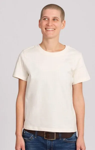 Life-Tree Life-Tree Fairwear Organic Basic Shirt Women, Weiß, – Produktbild 2 von 4