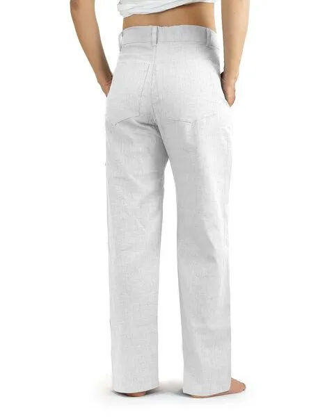 SCHAZAD Leinenhose APPROVAL von SCHAZAD, Weiss, – Produktbild 3 von 3