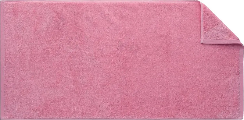 Egeria Handtücher Elegant, Walkfrottier (2-St), Uni Programm mit Webkante, reine Baumwolle, Rosa, – Produktbild 2 von 5