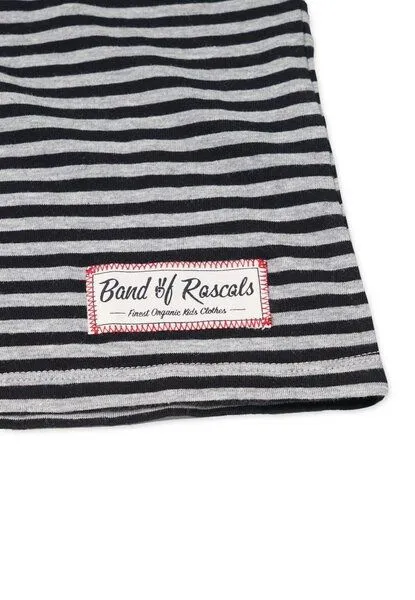 Band of Rascals Band of Rascals Striped Hooded Longsleeve, Black-grey, – Produktbild 4 von 4