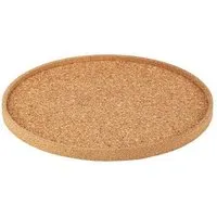 Kork Deko Kork-Deko Tablett Serviertablett Dekoteller aus Kork rund ⌀ = 30 cm – Produktbild 1 von 1