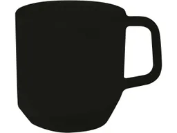 Keramiktasse "Bold" 360 ml, black – Produktbild 1 von 1