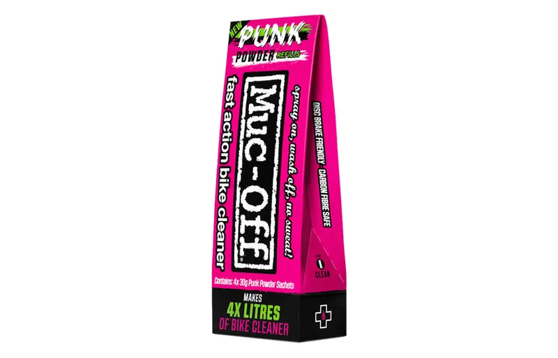 Muc-Off Muc Off Punk Powder 4 Pack - Plastikfreier Fahrradreiniger mit biologisch abbaubaren Inhaltsstoffen – Produktbild 1 von 2