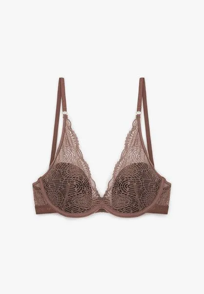 Lovjoi Lovjoi BH SILVER LACE WINE mit Bügeln und Spacer Cups, Warm brown (braun), – Produktbild 3 von 5