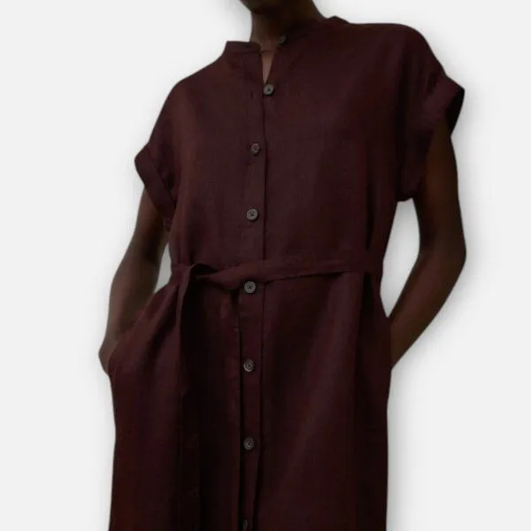 ECOALF ECOALF luftiges Kleid aus 100 % Leinen – Produktbild 2 von 3