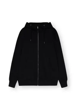 THOKKTHOKK ThokkThokk Herren vegan Zip Hoodie Schwarz – Produktbild 1 von 1