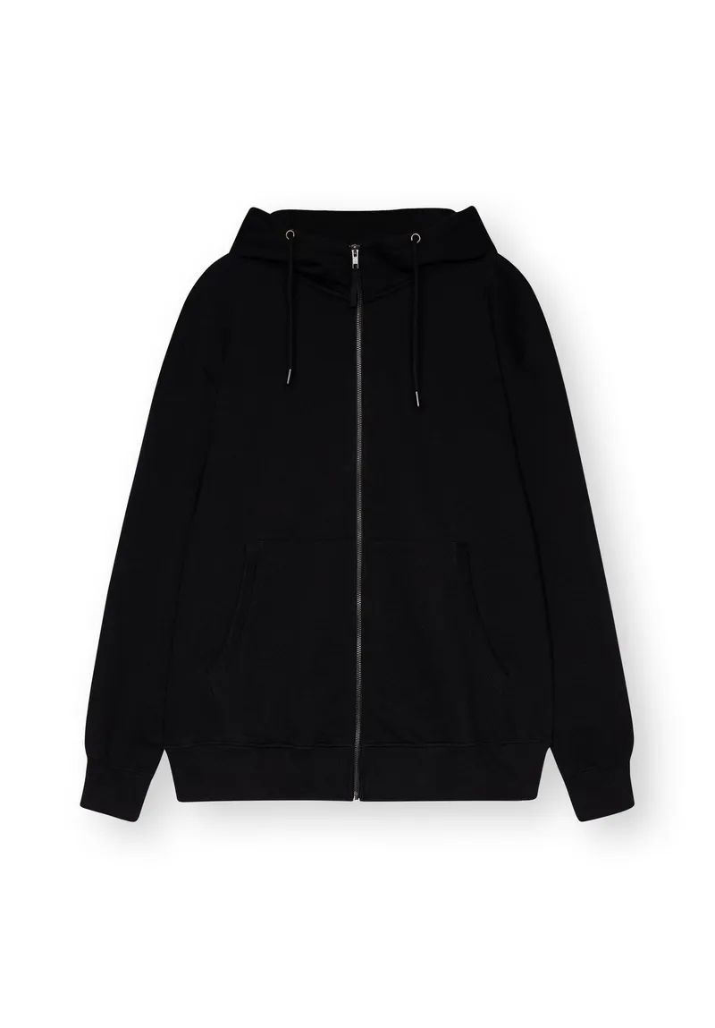 THOKKTHOKK ThokkThokk Herren vegan Zip Hoodie Schwarz, Schwarz, – Produktbild 1 von 2