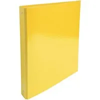 Exacompta 10 Exacompta Ringbücher "Iderama" aus kaschiertem Karton, DIN A4, 4 Ringe, gelb – Produktbild 1 von 1