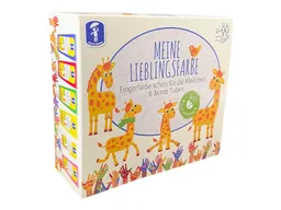 Feuchtmann Spielzeug Feuchtmann Spielzeug Meine Lieblingsfarbe Fingermalfarben 6 Tuben a 75 g – Produktbild 1 von 1