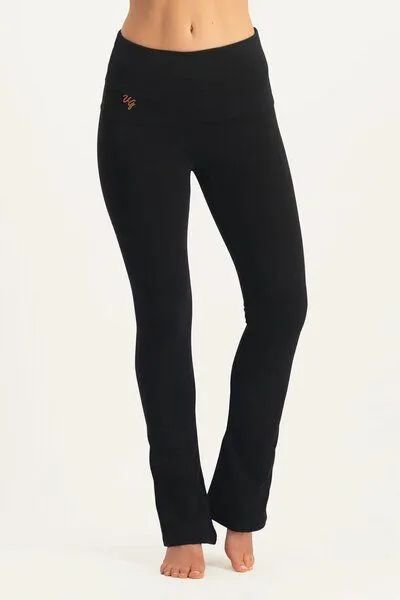 Urban Goddess Urban Goddess Flared Yogahose Pranafied, Onyx black (schwarz), – Produktbild 1 von 4