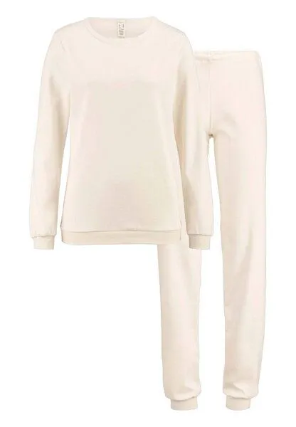 hessnatur hessnatur Pyjama Regular PureNATURE aus reiner Bio-Baumwolle, Natur, – Produktbild 3 von 5