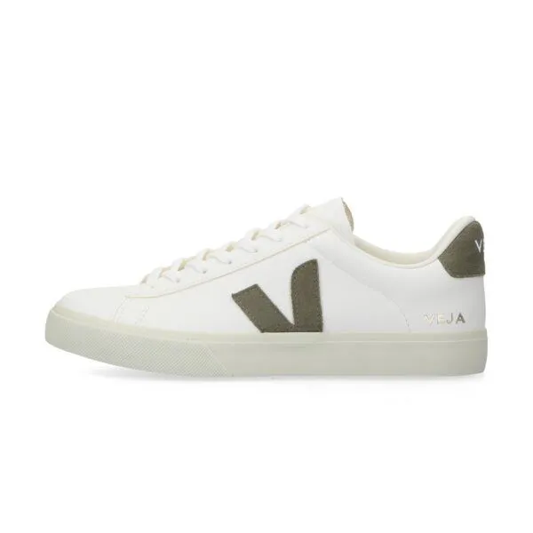 Veja Veja Sneaker Unisex - Campo Chromefree, Extra white/khaki(weiß), – Produktbild 1 von 4