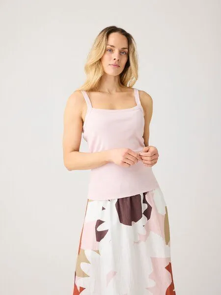 KnowledgeCotton Apparel KnowledgeCotton Apparel Maxi Rock mit Flower-Print aus Bio-Leinen, Mehrfarbig-multi-color-flower, – Produktbild 2 von 2