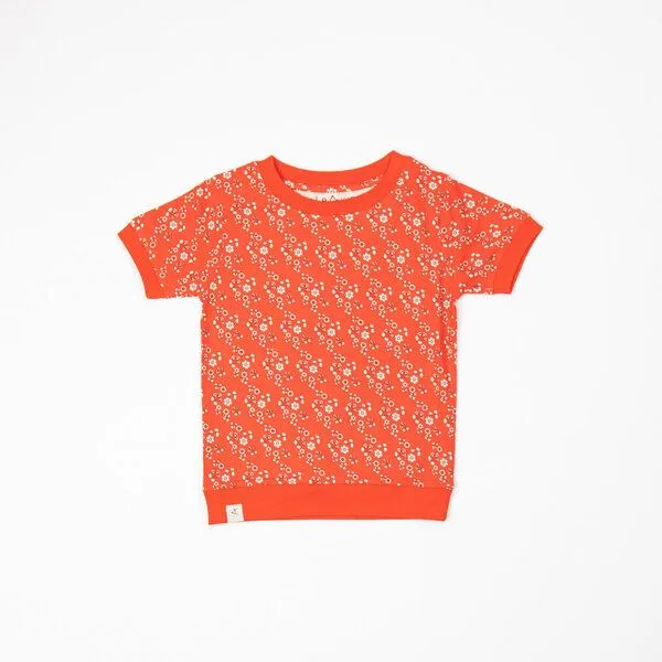 Alba of Denmark Alba of Denmark Alberte T-Shirt, Liberty Love, Orange, – Produktbild 2 von 2