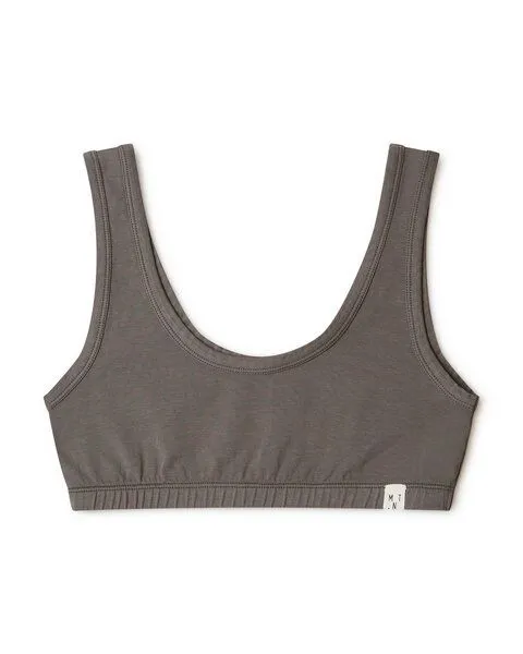 MATONA Matona Soft BH für Frauen aus Bio-Baumwolle / Basic Bra, Grau, – Produktbild 2 von 2