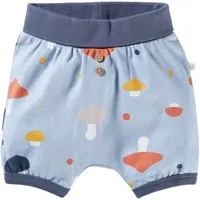 HANS NATUR Pumphose Baby kurz Bio-Baumwolle Pilzparty blau Gr.50/56 – Produktbild 1 von 1