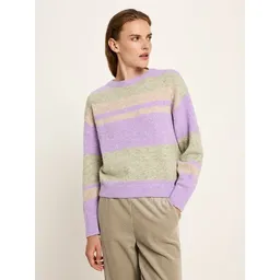 LANIUS LANIUS Streifenpullover aus Bio-Alpakawolle und Bio-Baumwolle – Produktbild 1 von 1
