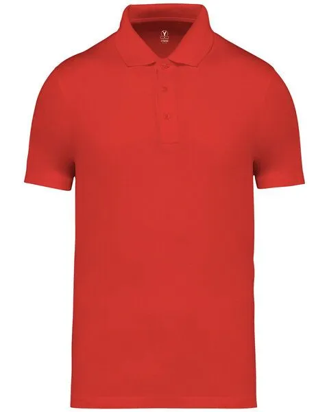 YTWOO YTWOO Organic Classic Herren Poloshirt aus reiner Bio-Baumwolle, Orange, – Produktbild 1 von 2
