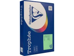 Clairefontaine 500 Blatt Clairfontaine Farbiges Kopierpapier "Trophee" 80 g/m², DIN A4, grün – Produktbild 1 von 1